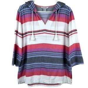 Tommy Bahama Sunset Striped Hoodie Size Medium